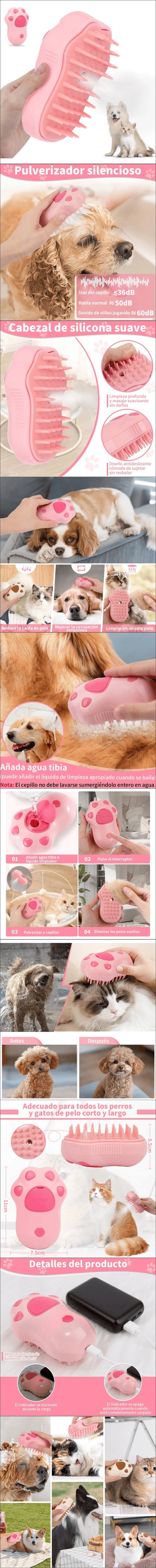 Cepillo 3 en 1 para Mascotas™